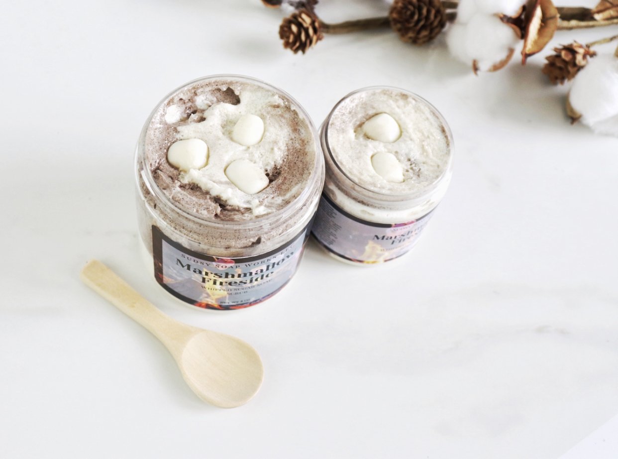 Marshmallow Fireside Whipped Soap Scrub