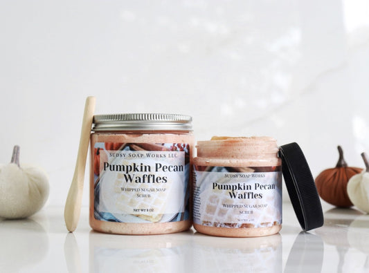 Pumpkin Pecan Waffles Whipped Soap Scrub