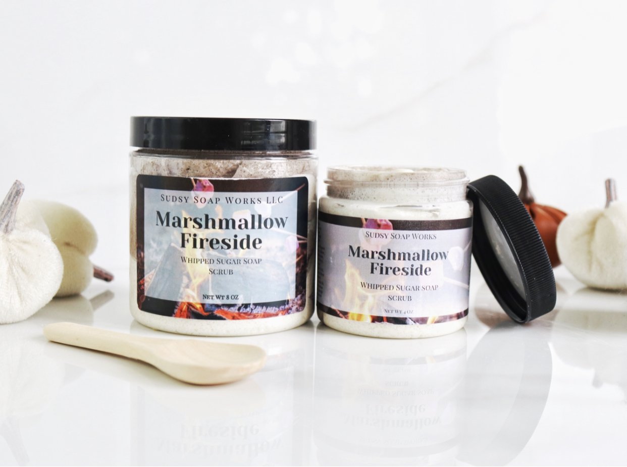 Marshmallow Fireside Whipped Soap Scrub