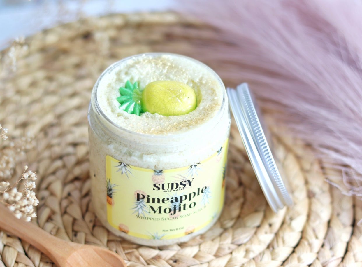 Pineapple Mojito Whipped Sugar Scrub