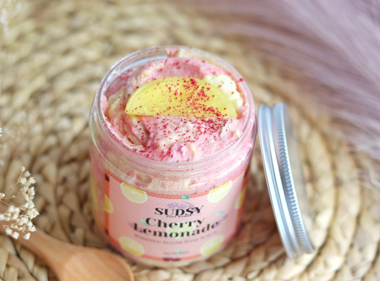 Cherry Lemonade Whipped Sugar Scrub