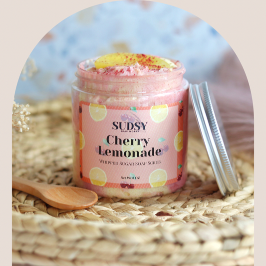 Cherry Lemonade Whipped Sugar Scrub