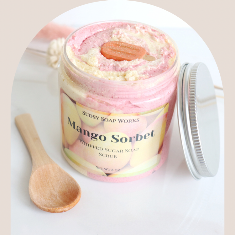 Mango Sorbet Whipped Sugar Scrub