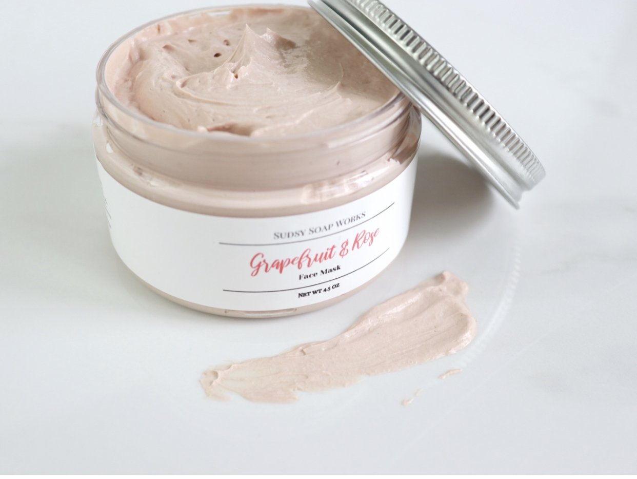 Grapefruit & Rose Clay Soufflé Mask