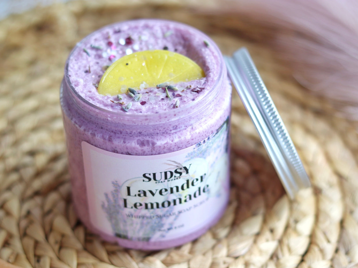 Lavender Lemonade Whipped Sugar Scrub